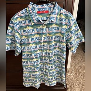 Busch Light Button Up